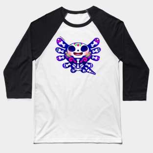 Oli skull dia de muertos by Patoli Studio Baseball T-Shirt